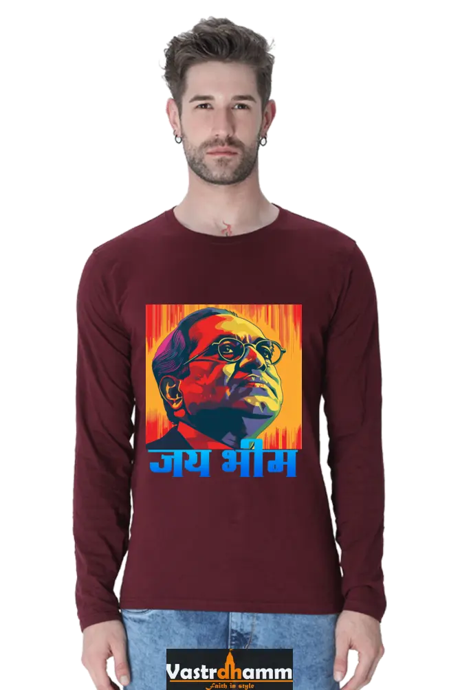 Constitution Maker Round Neck Full Sleeve T-Shirts for Men Vastrdhamm