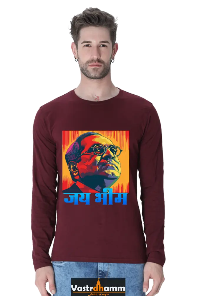 Constitution Maker Round Neck Full Sleeve T-Shirts for Men Vastrdhamm