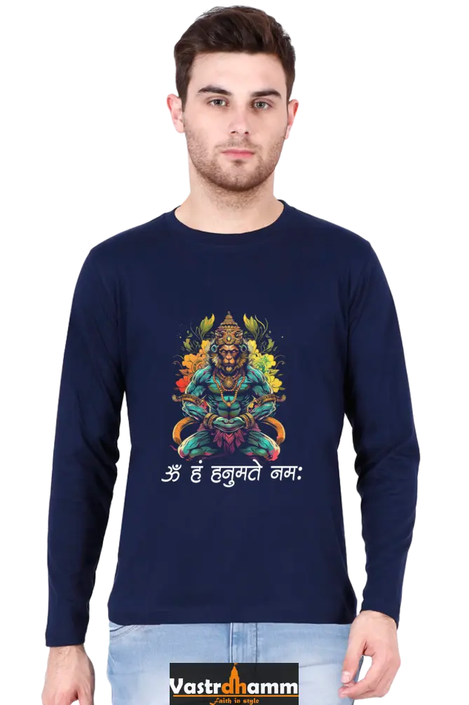 Courage Hanuman Ji Round Neck Full Sleeve Vastrdhamm