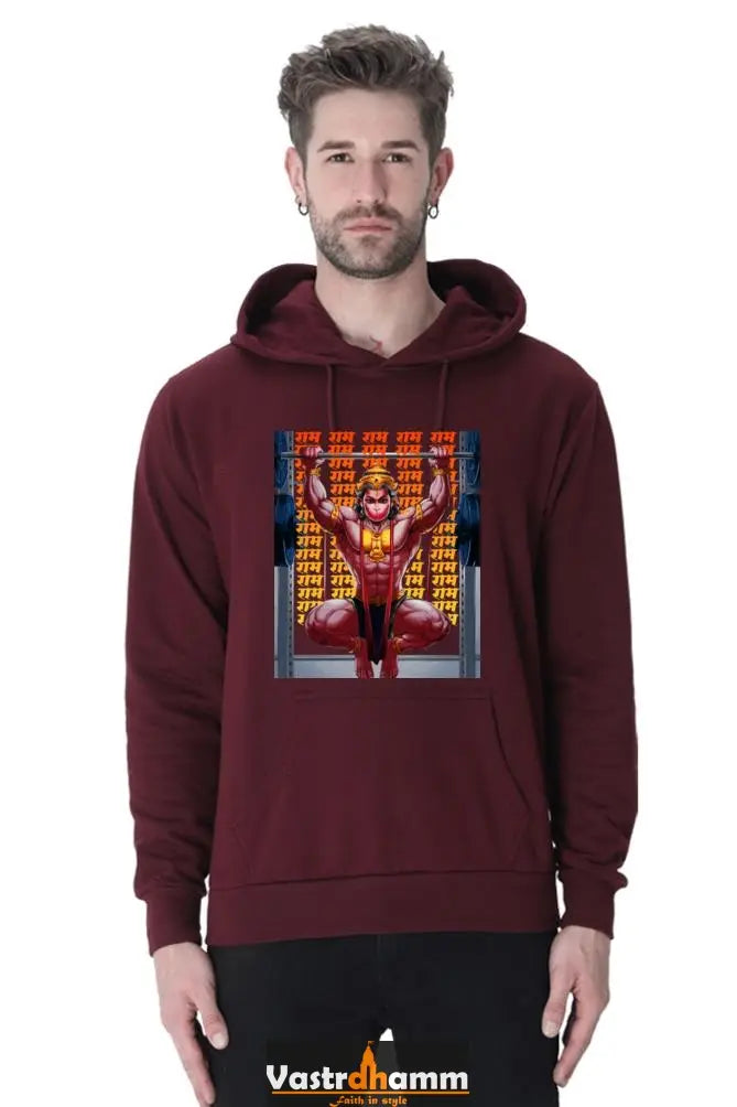 Dauntless Hanuman Ji Hoodie Sweatshirt Vastrdhamm