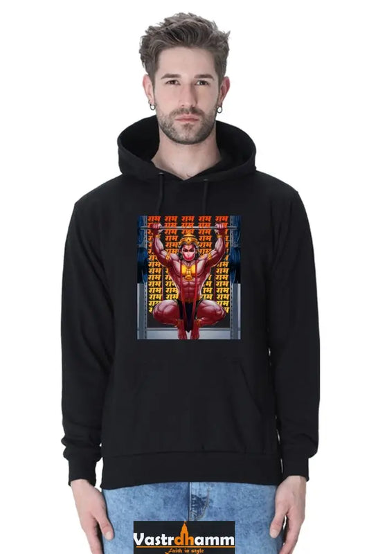 Dauntless Hanuman Ji Hoodie Sweatshirt Vastrdhamm