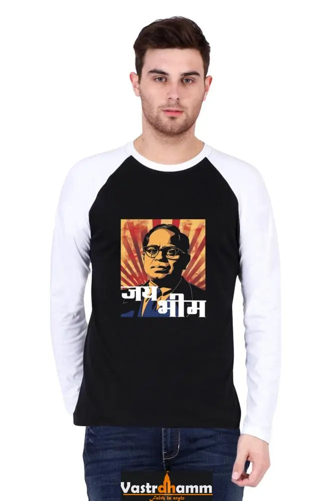 Dr. Ambedkar Raglan T-shirt Vastrdhamm