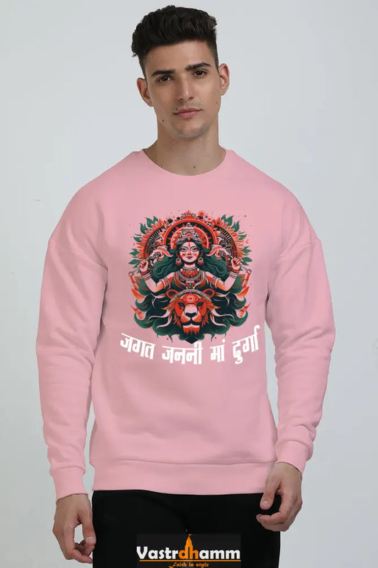 Durga Blessings Oversized Sweatshirt T-Shirts for Men Vastrdhamm