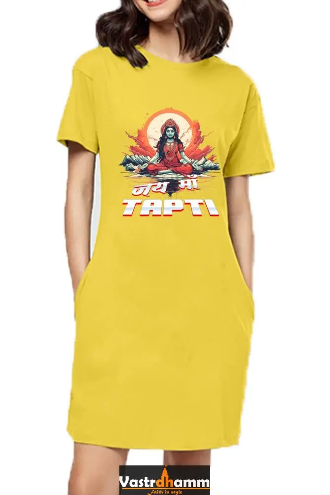 Durga BlessingsT-Shirts Dress for Women Vastrdhamm