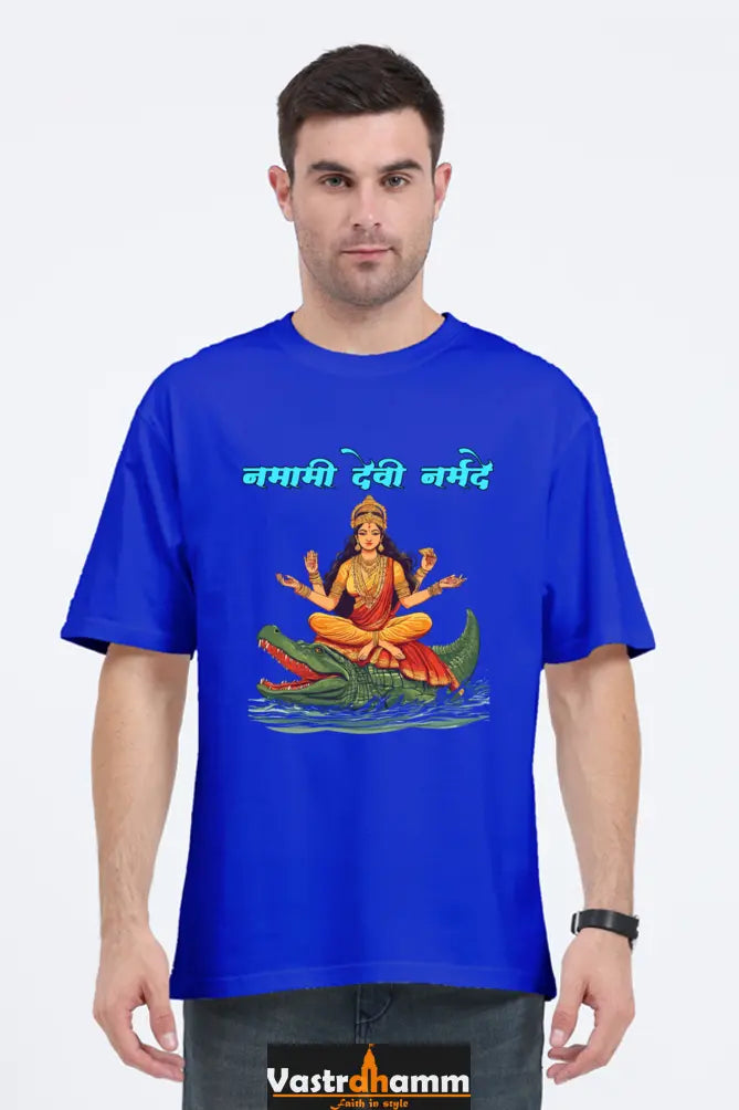 Durga Courage Oversized Classic T-Shirts for Men Vastrdhamm