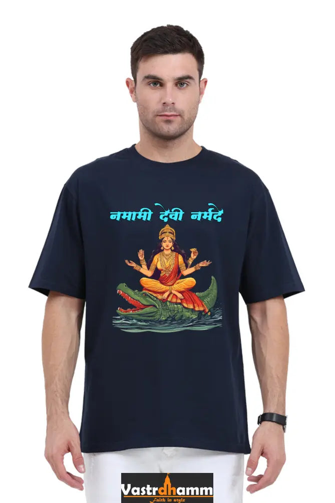 Durga Courage Oversized Classic T-Shirts for Men Vastrdhamm