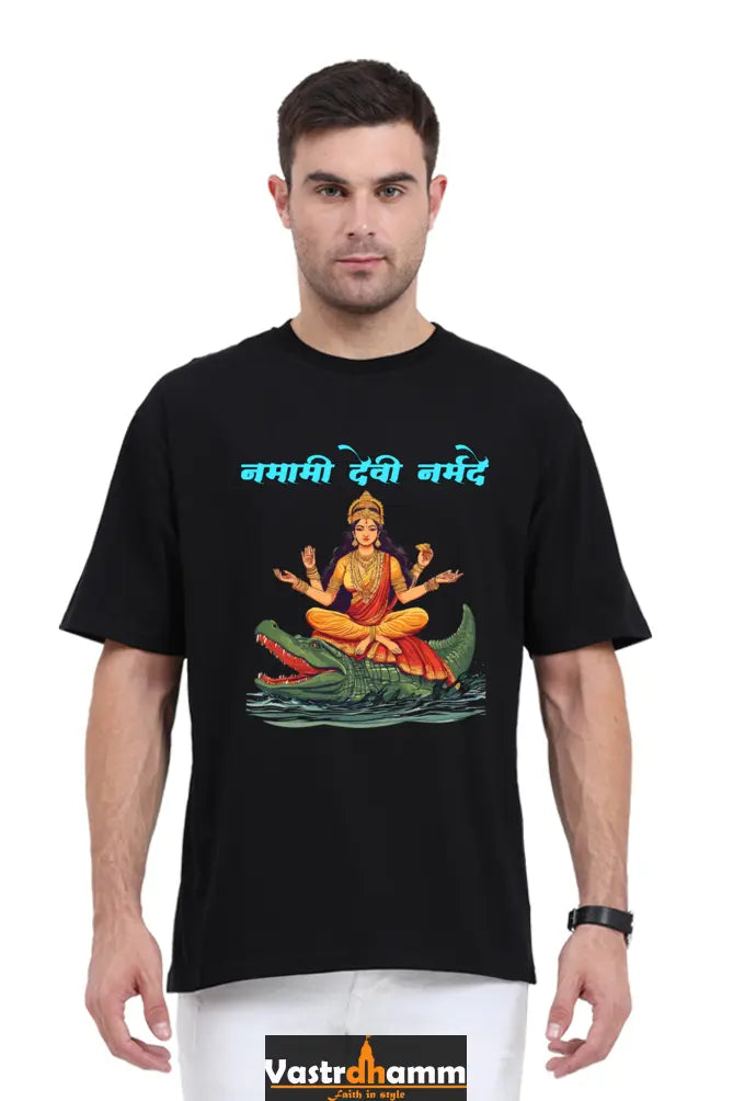 Durga Courage Oversized Classic T-Shirts for Men Vastrdhamm