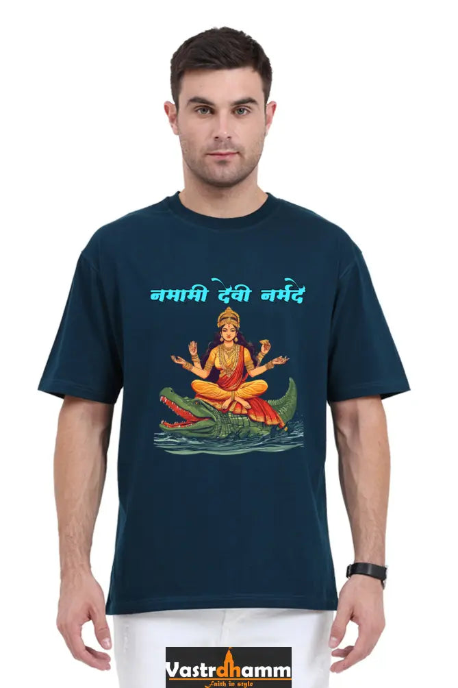 Durga Courage Oversized Classic T-Shirts for Men Vastrdhamm