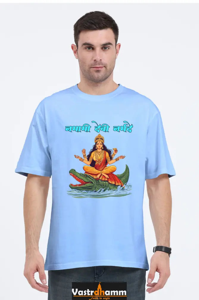 Durga Courage Oversized Classic T-Shirts for Men Vastrdhamm