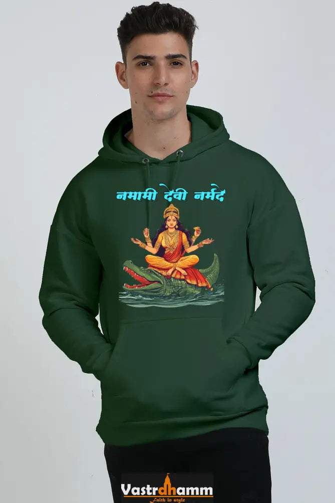 Durga Courage Oversized Hooded Sweatshirt T-Shirts for Men Vastrdhamm