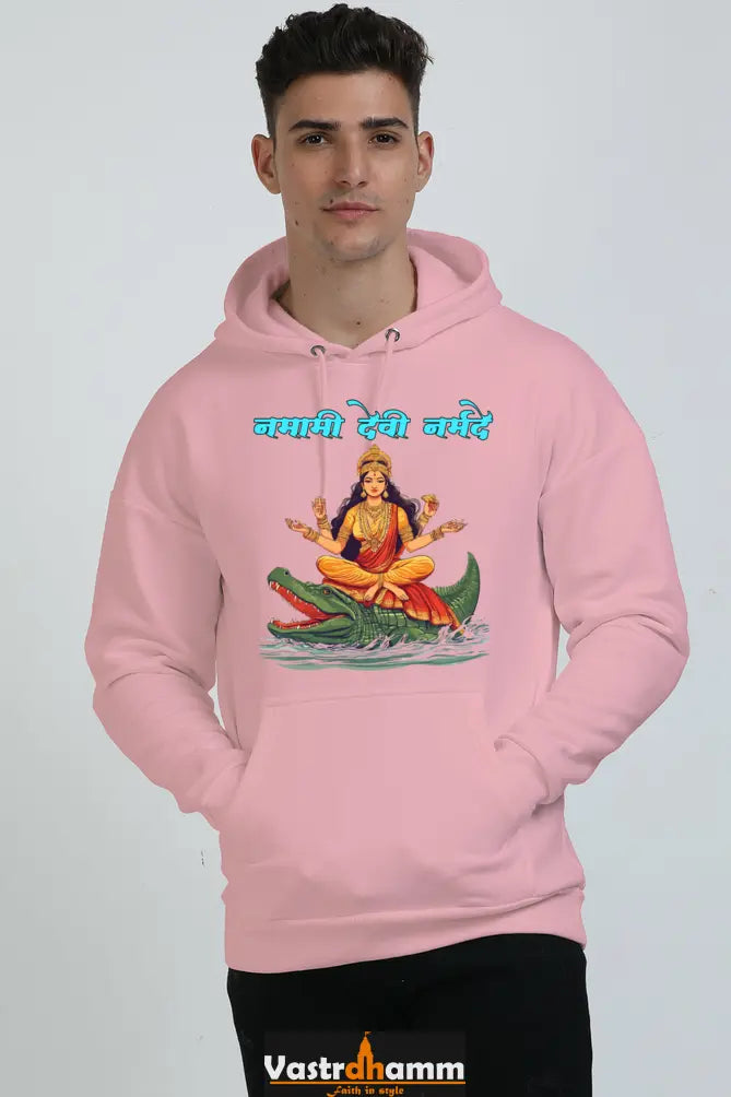 Durga Courage Oversized Hooded Sweatshirt T-Shirts for Men Vastrdhamm