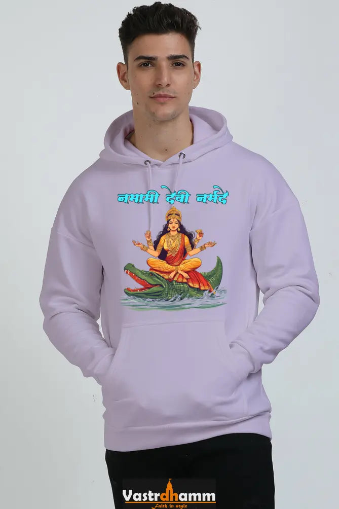 Durga Courage Oversized Hooded Sweatshirt T-Shirts for Men Vastrdhamm