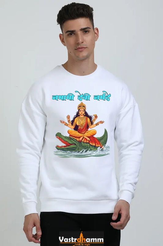 Durga Courage Oversized Sweatshirt T-Shirts for Men Vastrdhamm