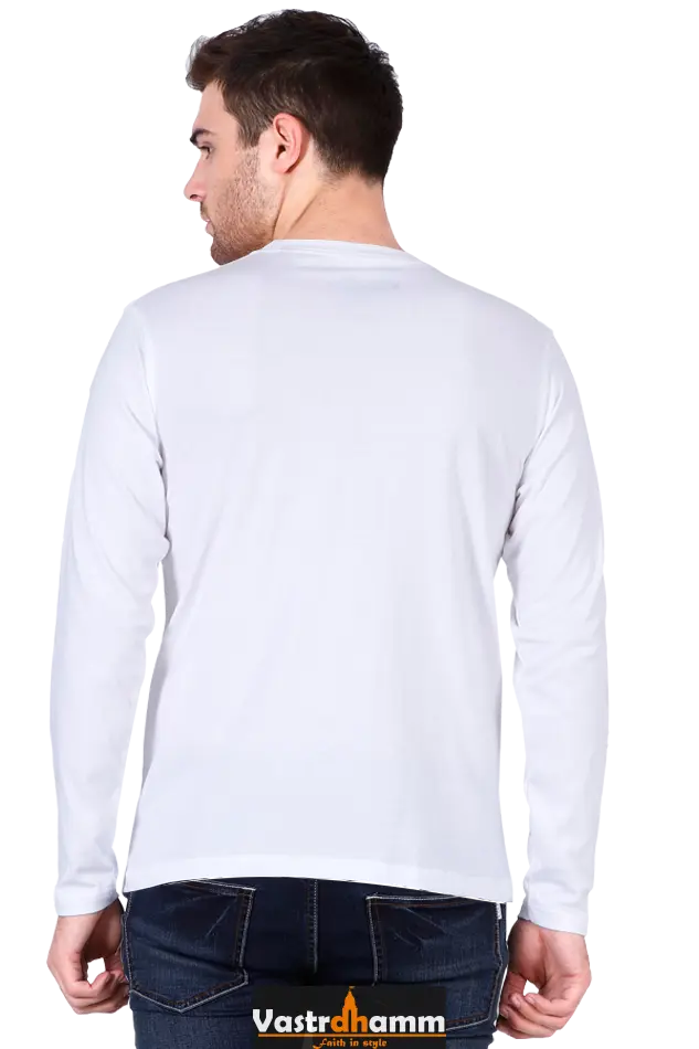 Durga Courage Round Neck Full Sleeve T-Shirts for Men Vastrdhamm