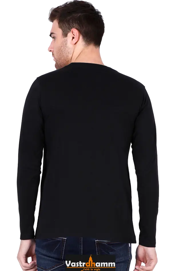 Durga Courage Round Neck Full Sleeve T-Shirts for Men Vastrdhamm