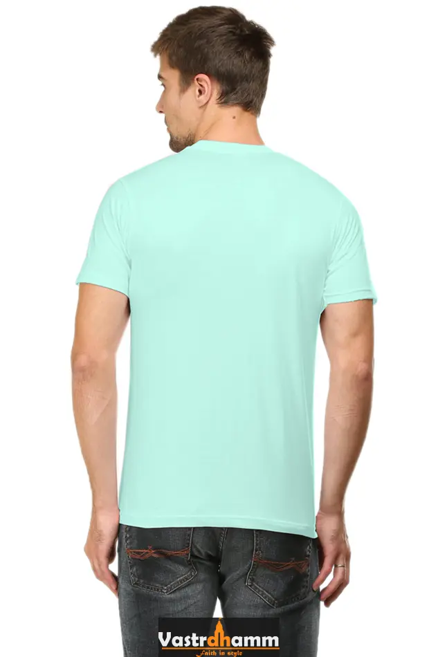 Durga Courage Round Neck Half Sleeve Classic T-Shirts for Men Vastrdhamm