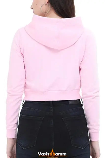 Durga CourageCrop Hoodies for Women Vastrdhamm