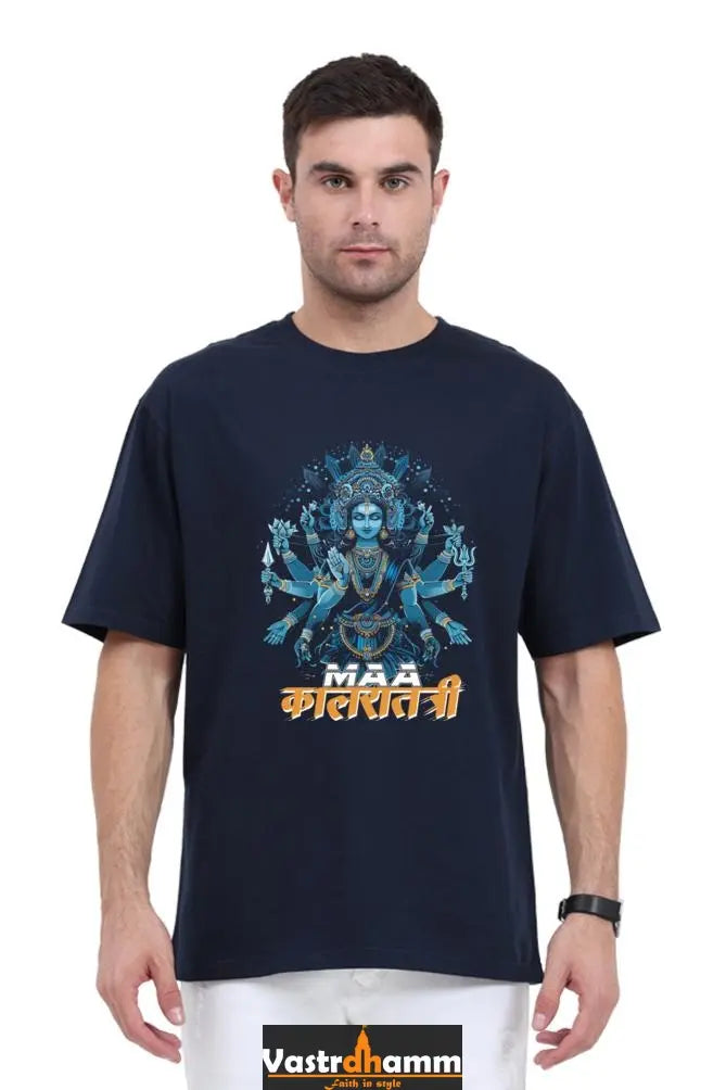 Durga Devotion Oversized Classic T-Shirts for Men Vastrdhamm