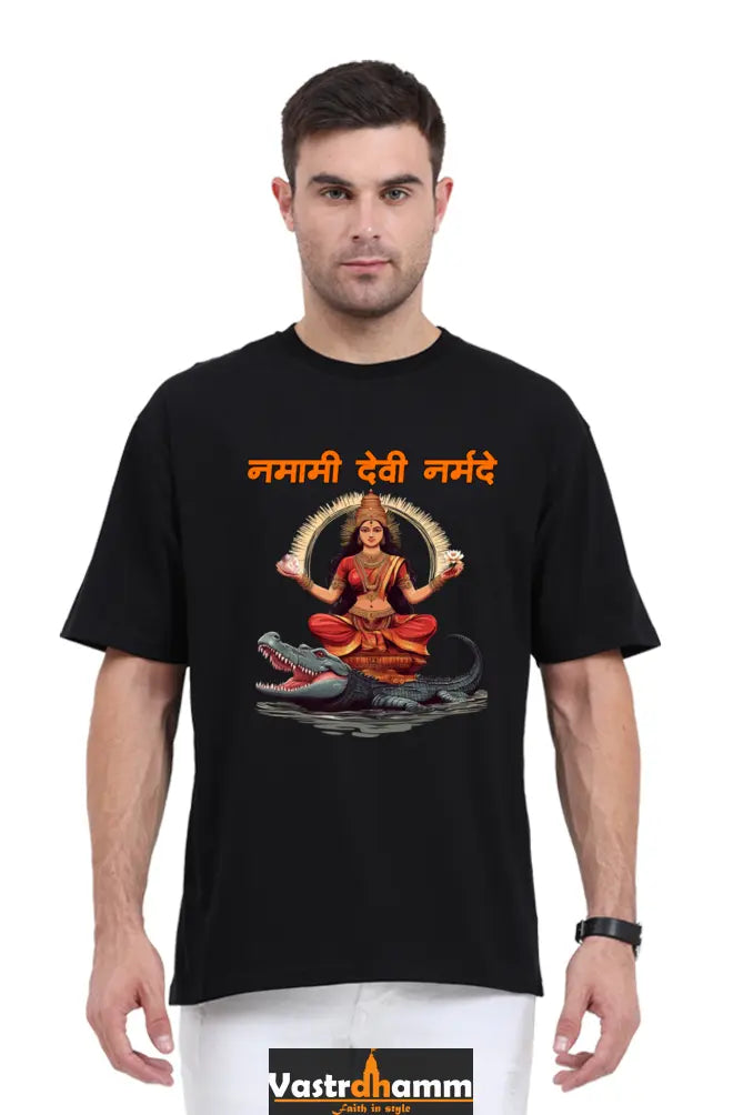 Durga Devotion Oversized Classic T-Shirts for Men Vastrdhamm