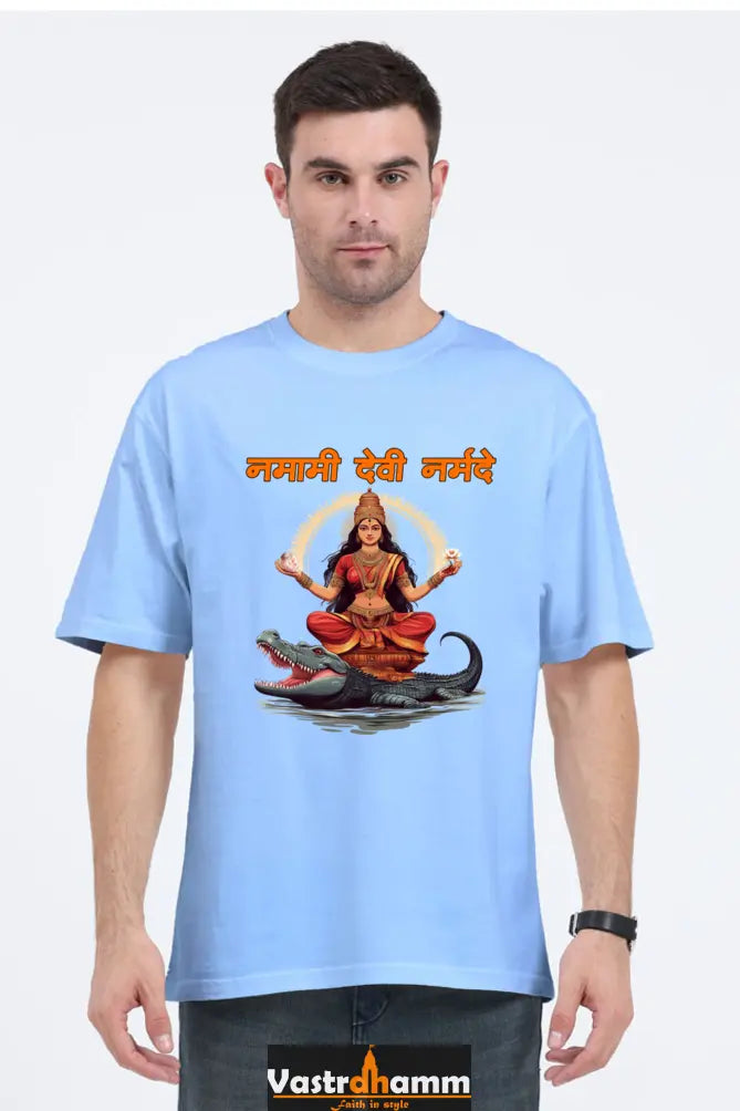 Durga Devotion Oversized Classic T-Shirts for Men Vastrdhamm