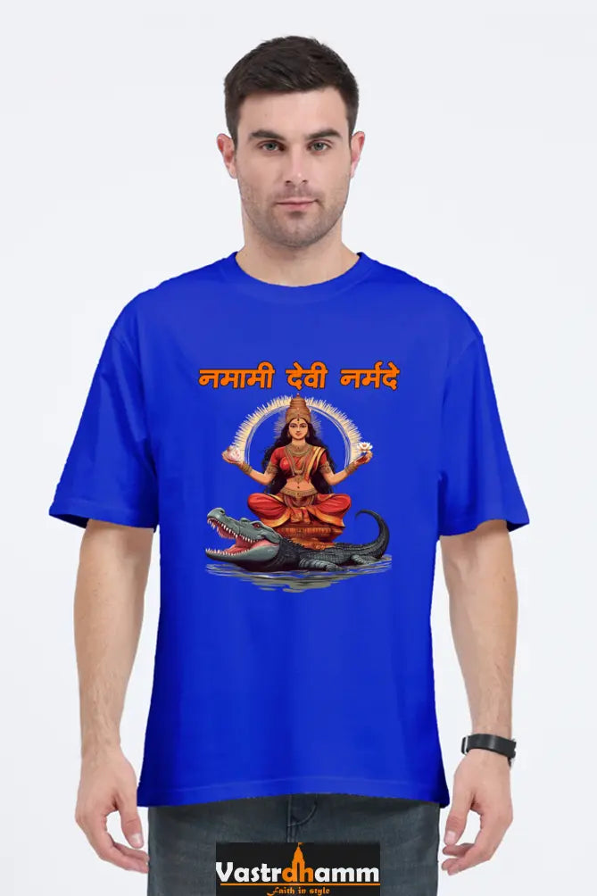 Durga Devotion Oversized Classic T-Shirts for Men Vastrdhamm