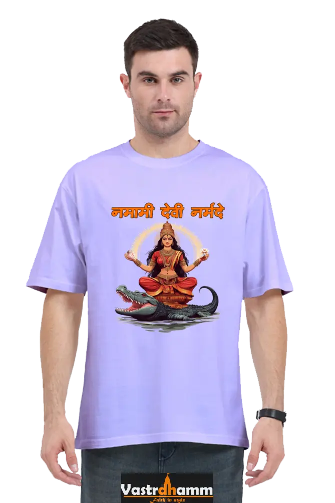 Durga Devotion Oversized Classic T-Shirts for Men Vastrdhamm