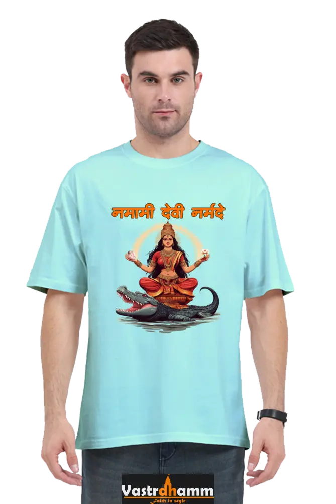 Durga Devotion Oversized Classic T-Shirts for Men Vastrdhamm