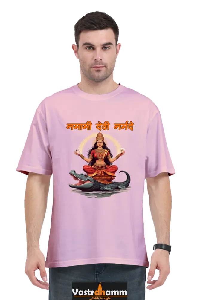 Durga Devotion Oversized Classic T-Shirts for Men Vastrdhamm