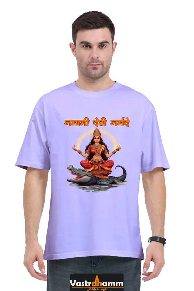 Durga Devotion Oversized Classic T-Shirts for Men Vastrdhamm