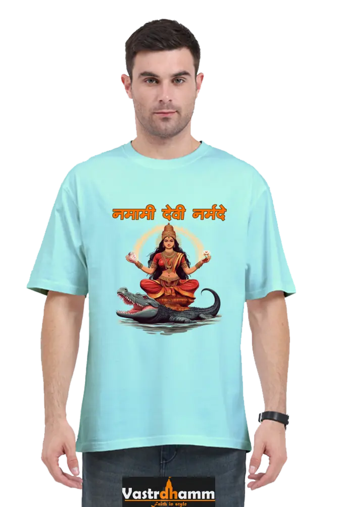 Durga Devotion Oversized Classic T-Shirts for Men Vastrdhamm