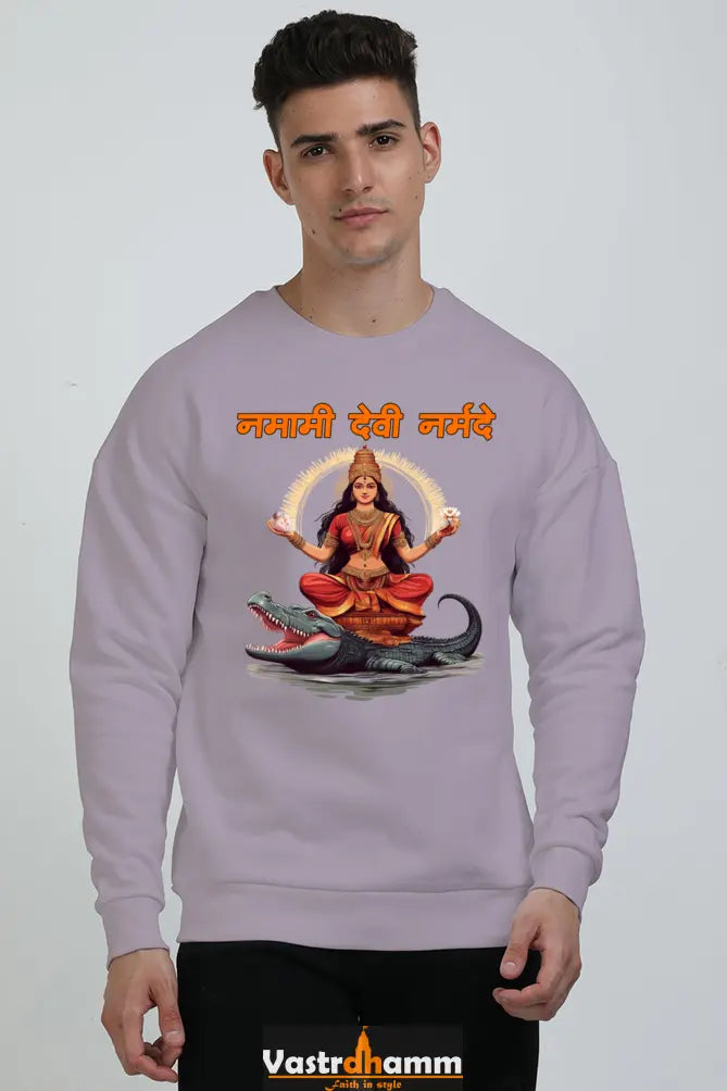 Durga Devotion Oversized Sweatshirt T-Shirts for Men Vastrdhamm