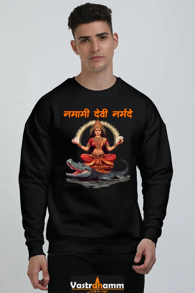 Durga Devotion Oversized Sweatshirt T-Shirts for Men Vastrdhamm