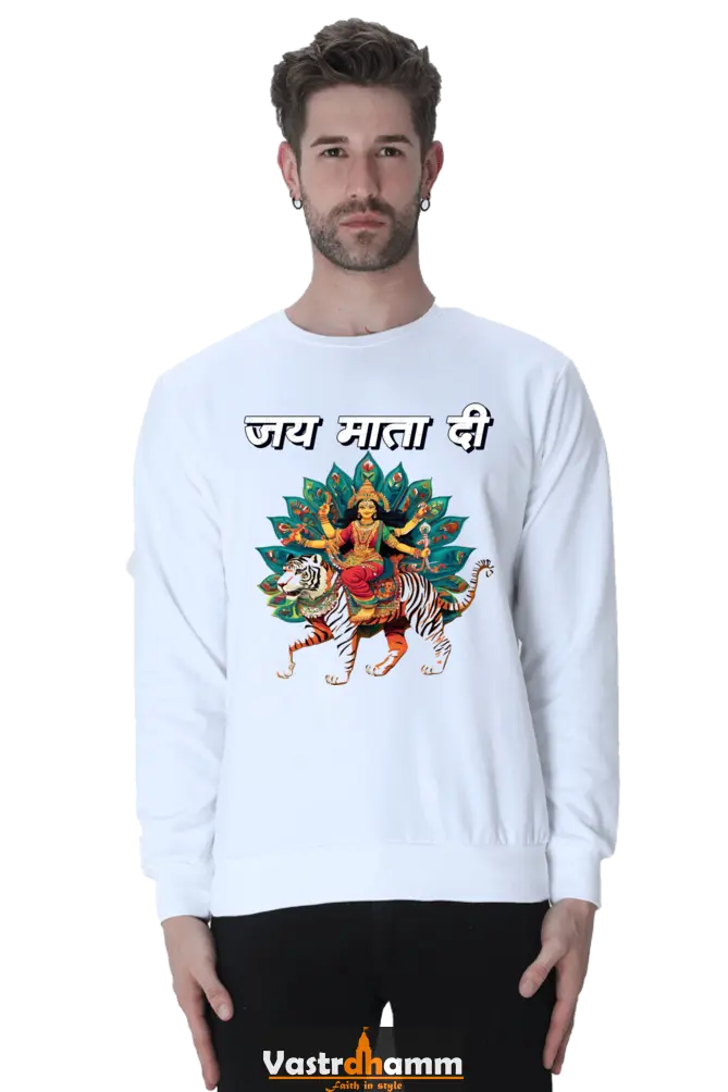 Durga Devotion Sweatshirt T-Shirts for Men Vastrdhamm