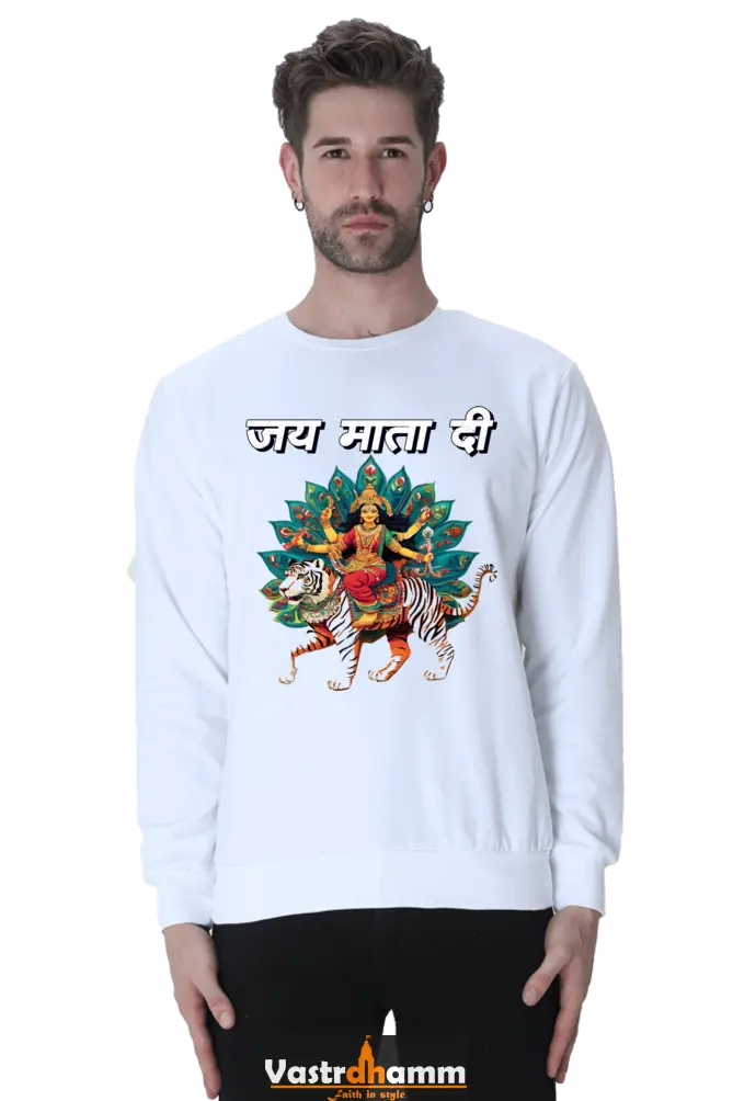 Durga Devotion Sweatshirt T-Shirts for Men Vastrdhamm