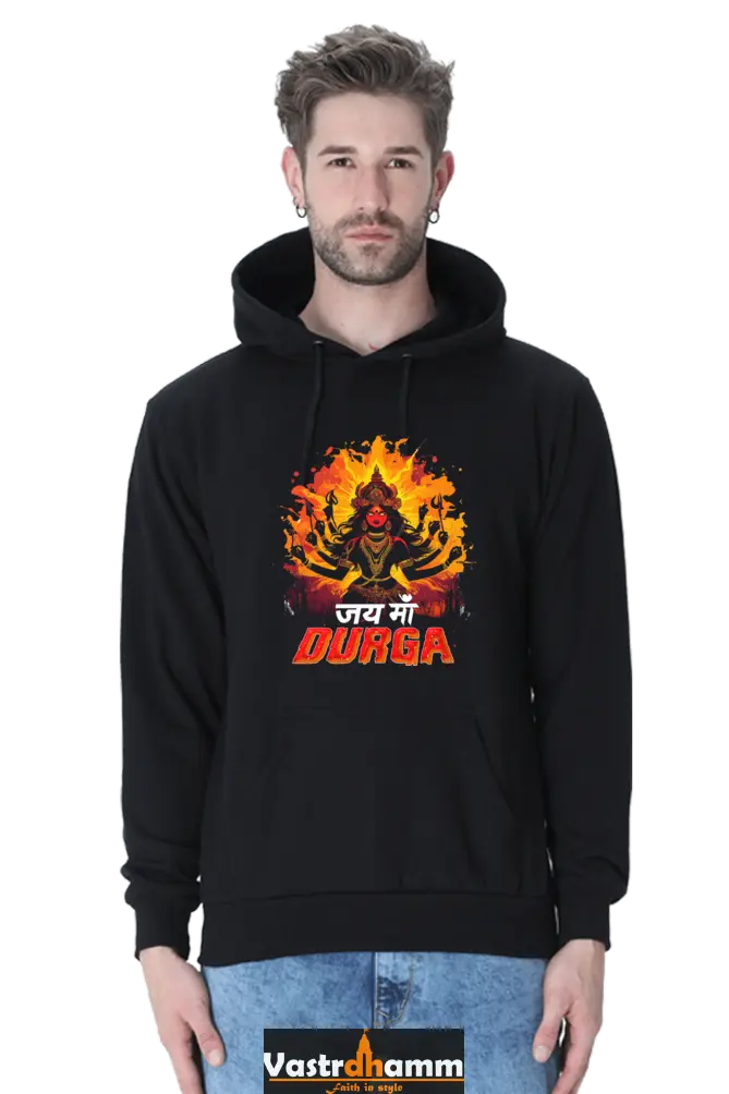 Durga Divine Hoodie Sweatshirt T-Shirts for Men Vastrdhamm