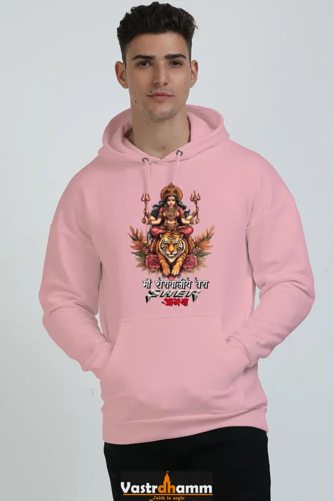 Durga Divine Oversized Hooded Sweatshirt T-Shirts for Men Vastrdhamm