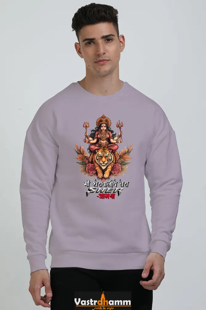 Durga Divine Oversized Sweatshirt T-Shirts for Men Vastrdhamm