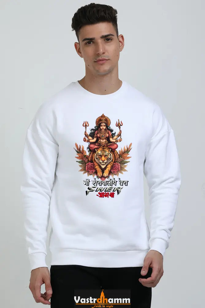 Durga Divine Oversized Sweatshirt T-Shirts for Men Vastrdhamm