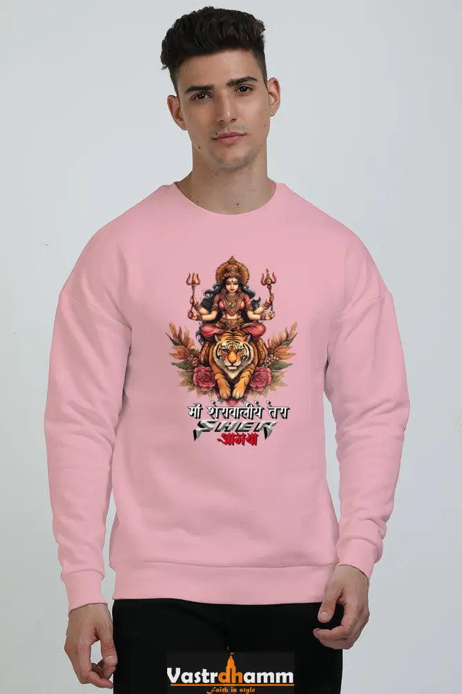 Durga Divine Oversized Sweatshirt T-Shirts for Men Vastrdhamm