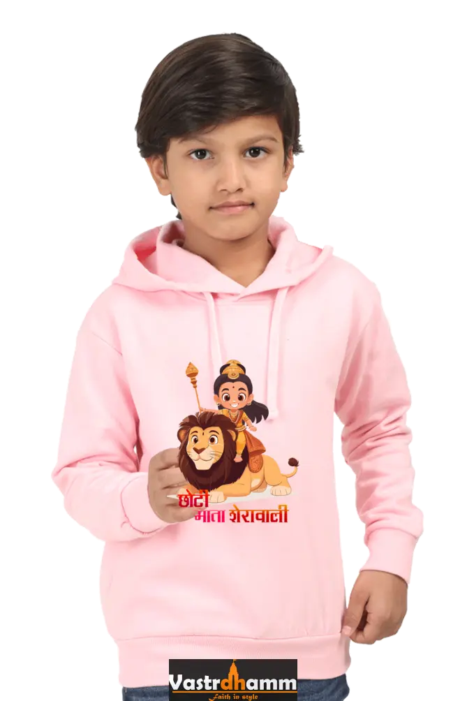 Durga Protector Hoodie Sweatshirt  T-Shirts for Boy Vastrdhamm
