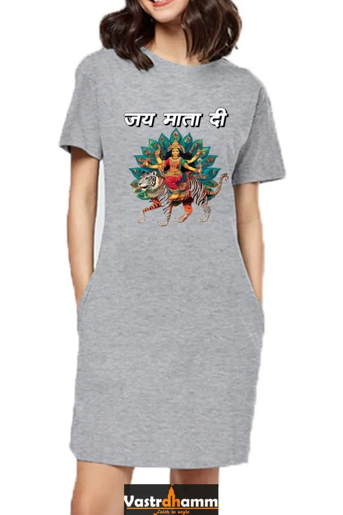 Durga ProtectorT-Shirts Dress for Women Vastrdhamm