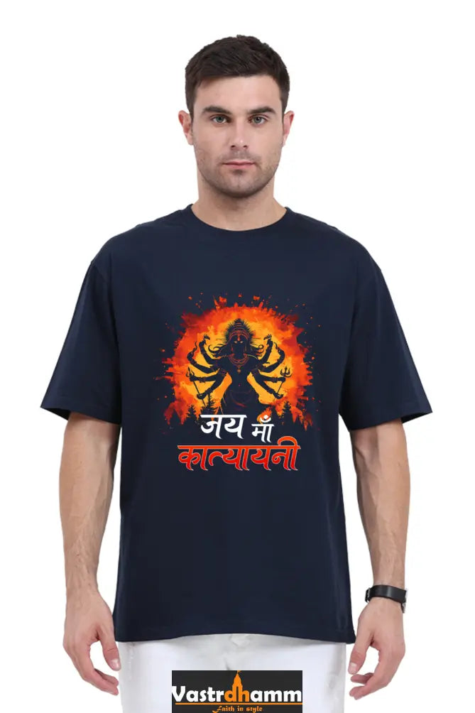 Durga Victory Oversized Classic T-Shirts for Men Vastrdhamm