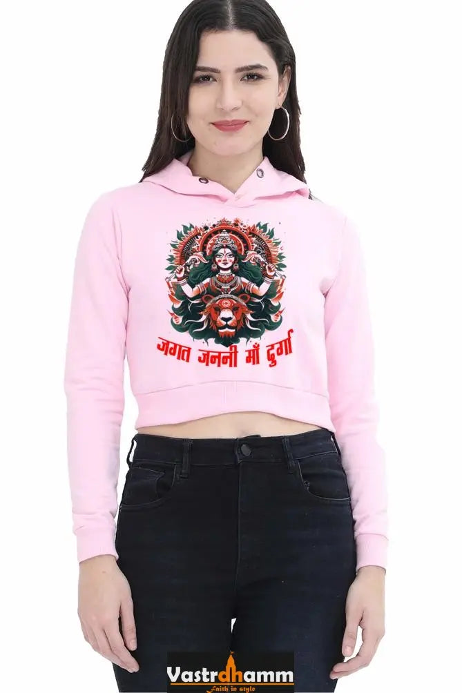 Durga VictoryCrop Hoodies for Women Vastrdhamm