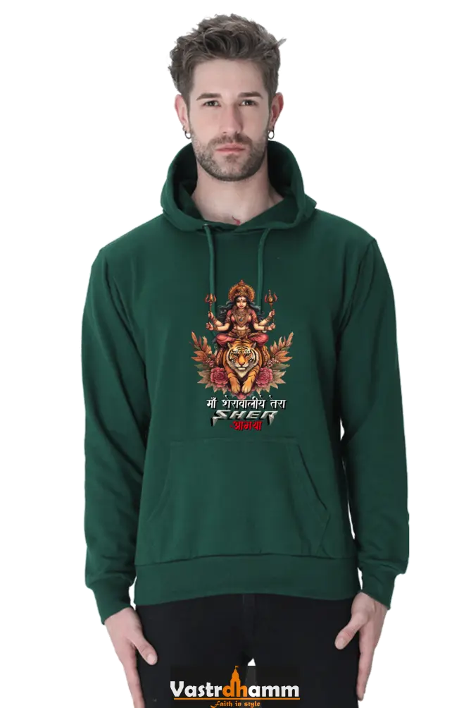 Durga Warrior Spirit Hoodie Sweatshirt T-Shirts for Men Vastrdhamm