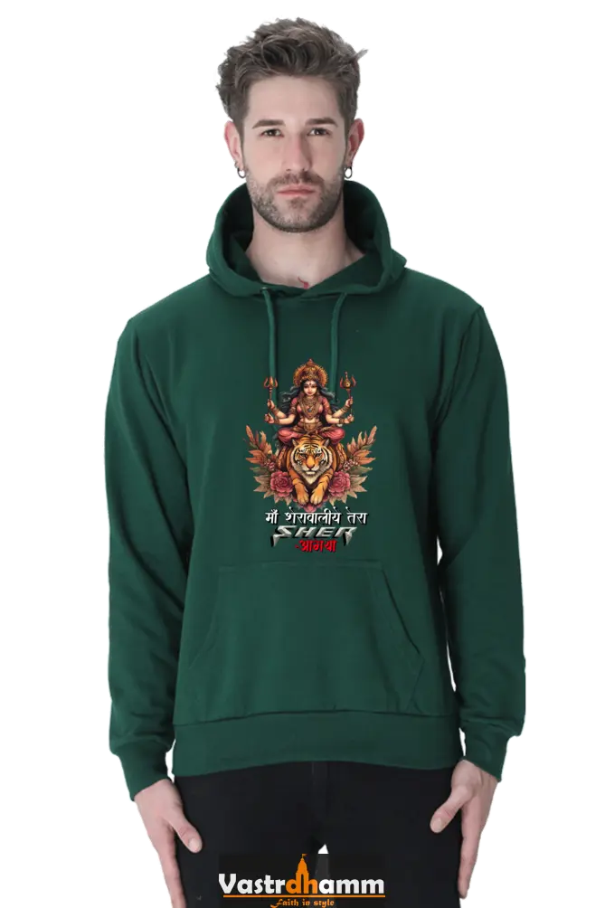 Durga Warrior Spirit Hoodie Sweatshirt T-Shirts for Men Vastrdhamm