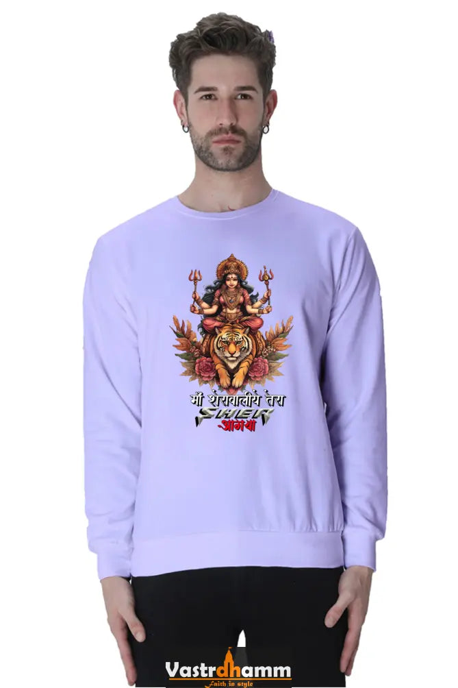 Durga Warrior Spirit Sweatshirt T-Shirts for Men Vastrdhamm