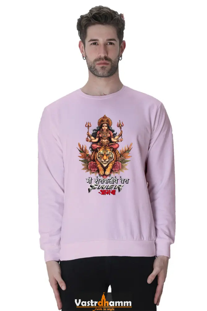 Durga Warrior Spirit Sweatshirt T-Shirts for Men Vastrdhamm