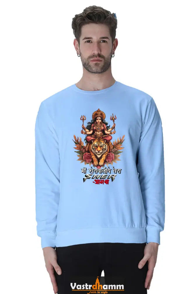 Durga Warrior Spirit Sweatshirt T-Shirts for Men Vastrdhamm