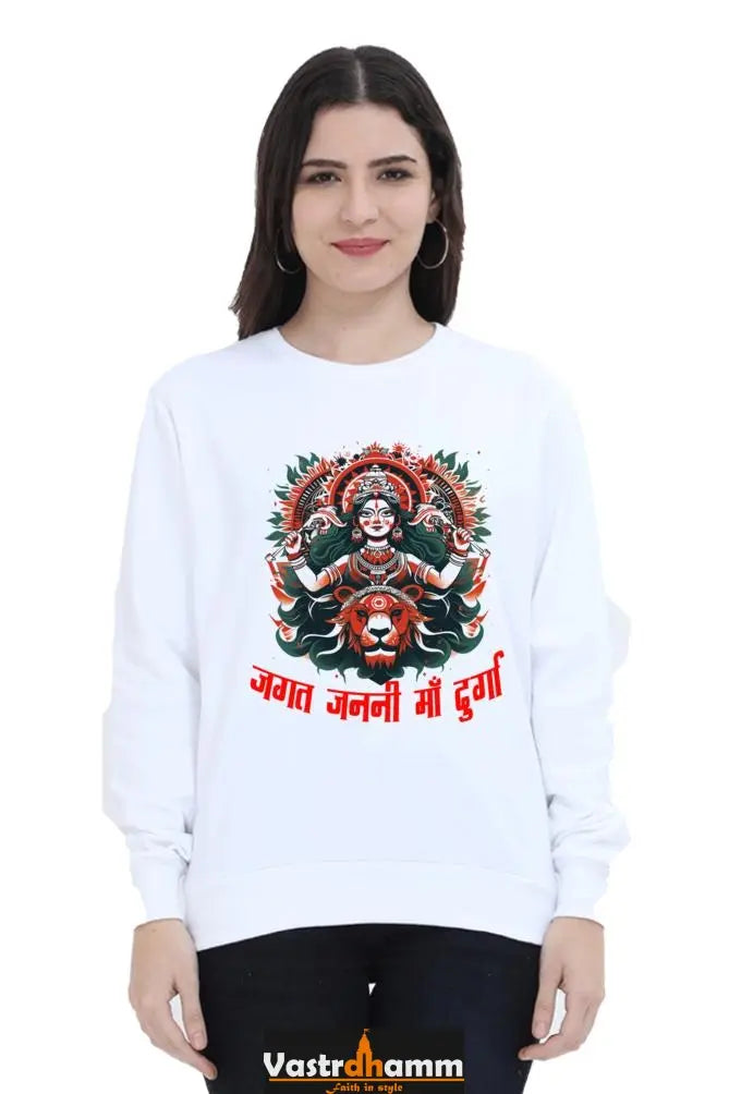 Durga Warrior SpiritSweatshirt T-Shirts for Women Vastrdhamm