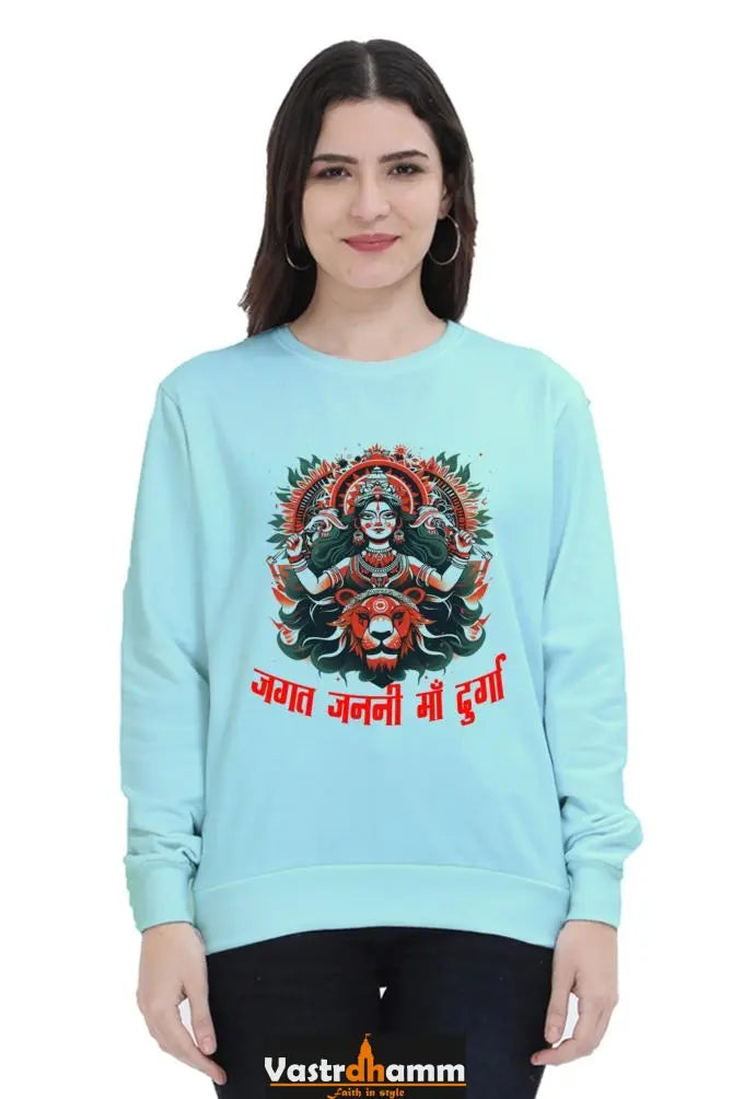 Durga Warrior SpiritSweatshirt T-Shirts for Women Vastrdhamm